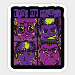 Gamer Types Sticker